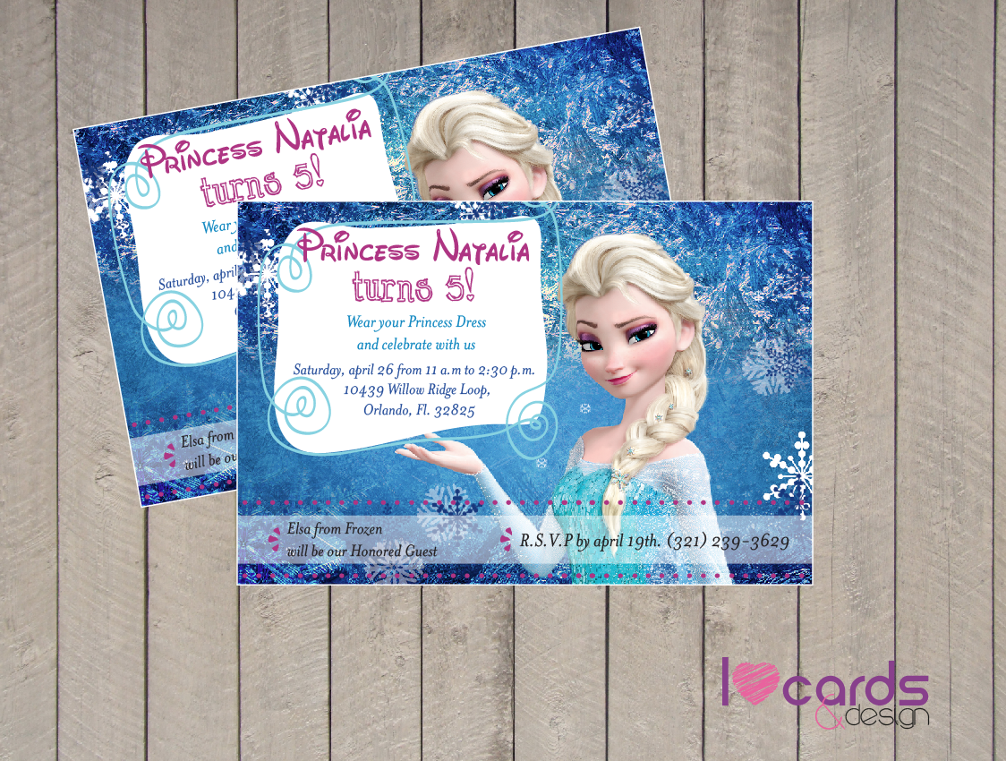 Frozen Invitations