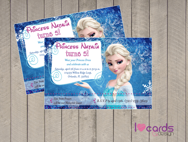 Frozen Invitations